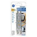 2-Pk., 300-Watt Quartz Line Halogen Heavy-Duty Lamps