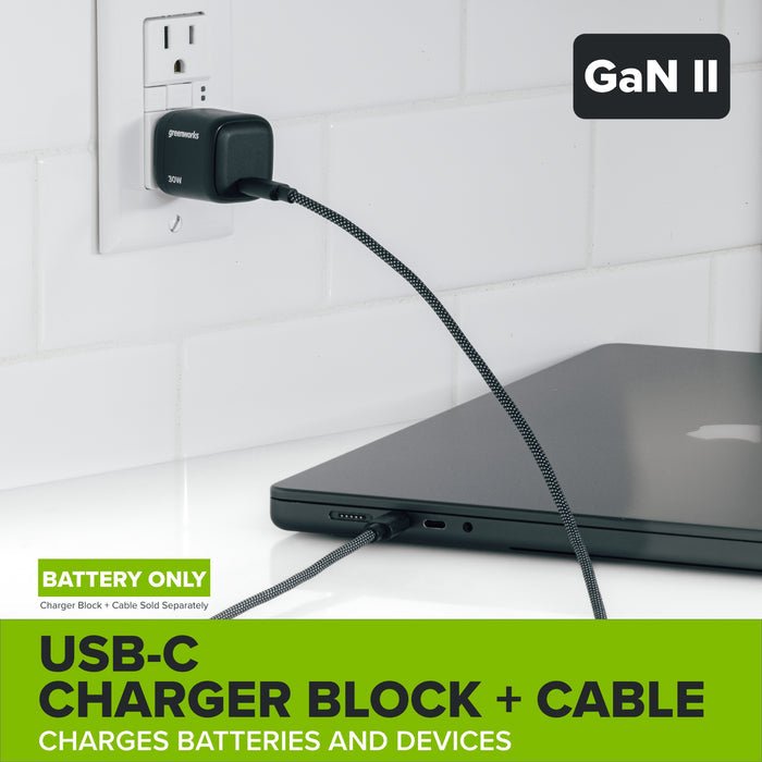 24V PowerAll High Power 4.0 Ah Battery with Bi-Directional 65W USB-C Charging Port