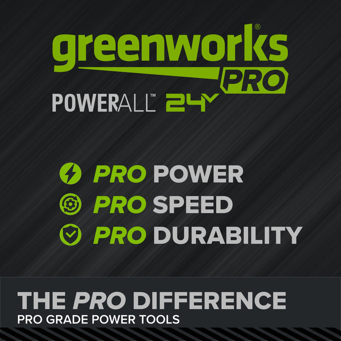 24V PowerAll Pro 1-1/4" Reciprocating Saw with Blade, 3,200 SPM