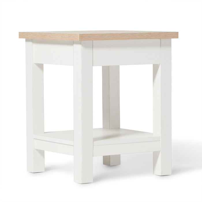 Bampton White Side Table