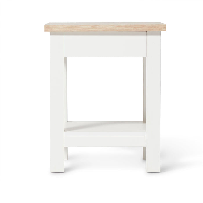 Bampton White Side Table