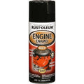 Engine Spray Enamel, Black Gloss, 12-oz.