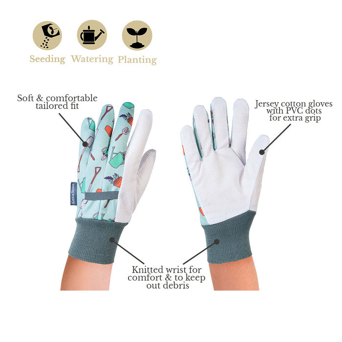 Kent & Stowe Garden Icons Cotton Gloves information