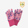 kids pink dinosaur gloves