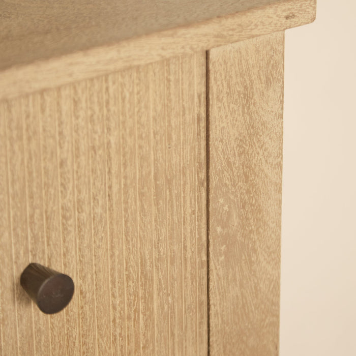 Jade 3 Drawer Chest of Drawers - Chalked Mango Wood - Laura James