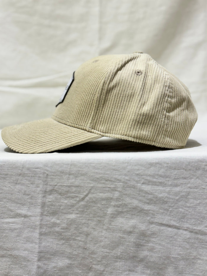 Tarnished Truth Hat - Cream Corduroy Patch