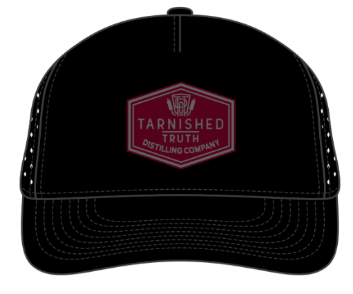 Tarnished Truth Hat - Midnight Red Patch