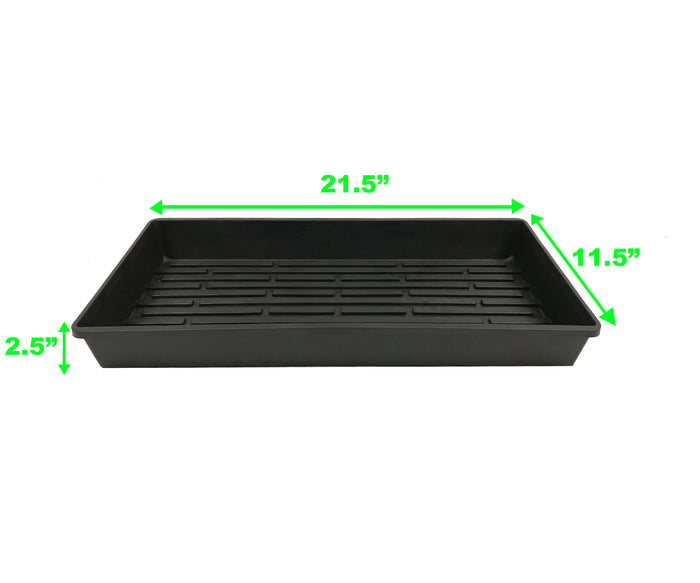 The Harvest Compan Seedling Staion Kit with 10 in. x 20 in. Propagation Flat Tray, 72-Cell Insert, 7 in. Tall Dome, and Heat Mat (VTDK1)