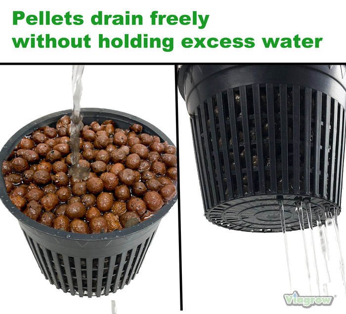 The Harvest Company 10L Expanded Clay Pebbles Round Grow Rocks Hydroponic Growing Medium