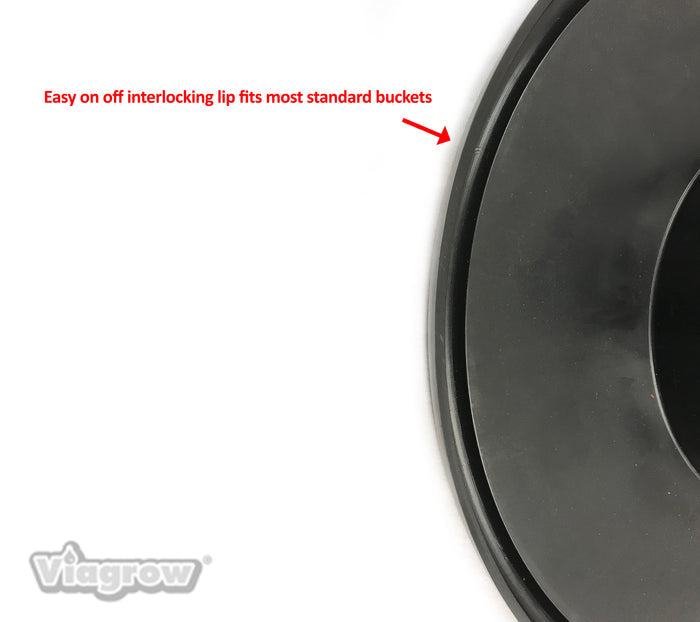 Viagrow 6 in. Mesh Pot Bucket Lid Insert